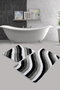 Mijölnir Juego de Alfombras de Baño Acrílicas Multicolor